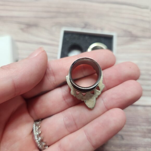 ⭐️ Kubooz Sea-shell Silver Stainless-steel Earing Plugs Tunnel Gauges - Picture 6 of 9